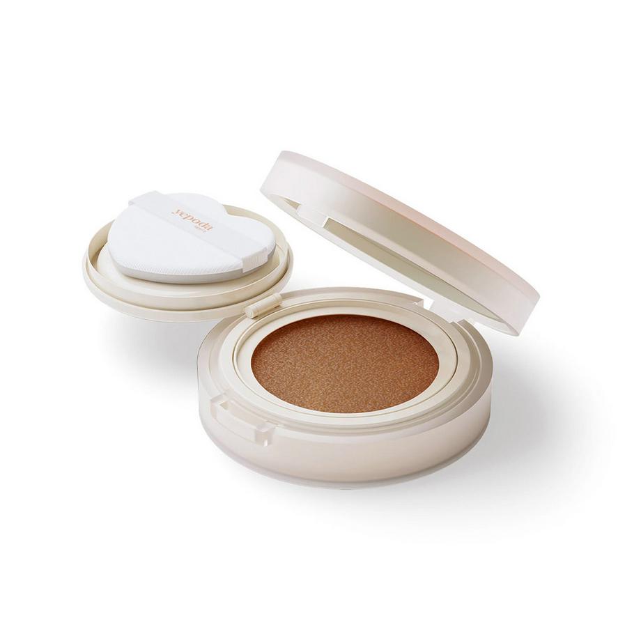 The Dewy Day - Fond de teint cushion à base de niacinamide, abricot et SPF 30