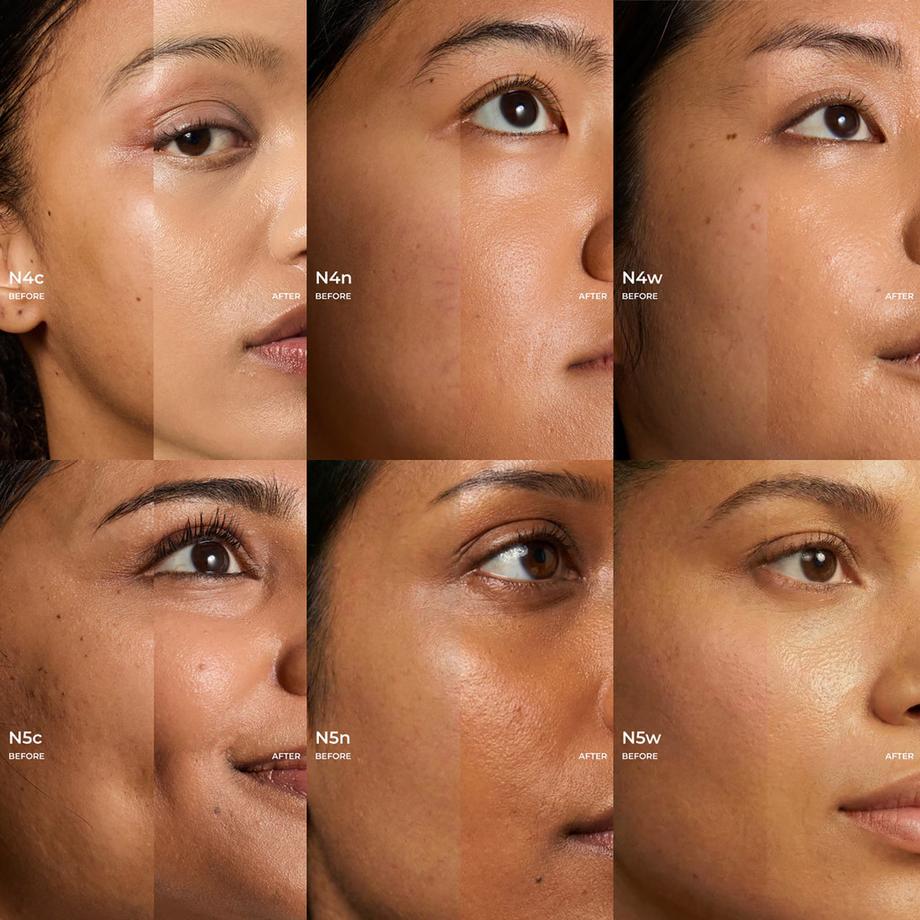 Yepoda  The Dewy Day - Fond de teint cushion à base de niacinamide, abricot et SPF 30 