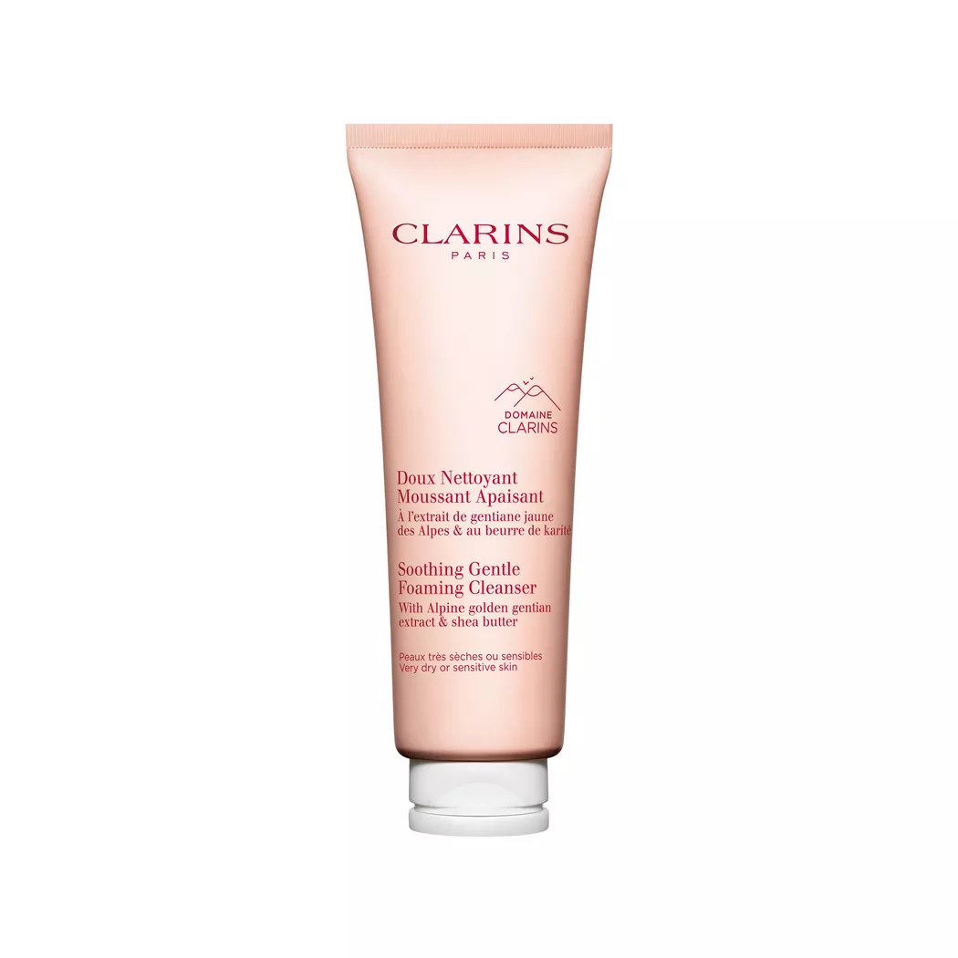 Clarins Doux Nettoyant Apaisant Aux extraits d'herbes des Alpes 125ml Femme