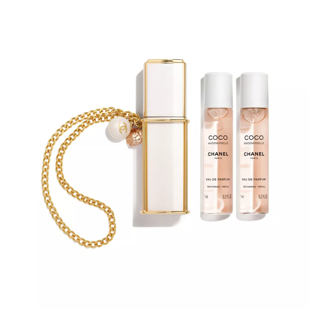 CHANEL - Eau De Parfum Nachfüllbares Taschenspray, Coco Mademoiselle, 3 x 7  ml