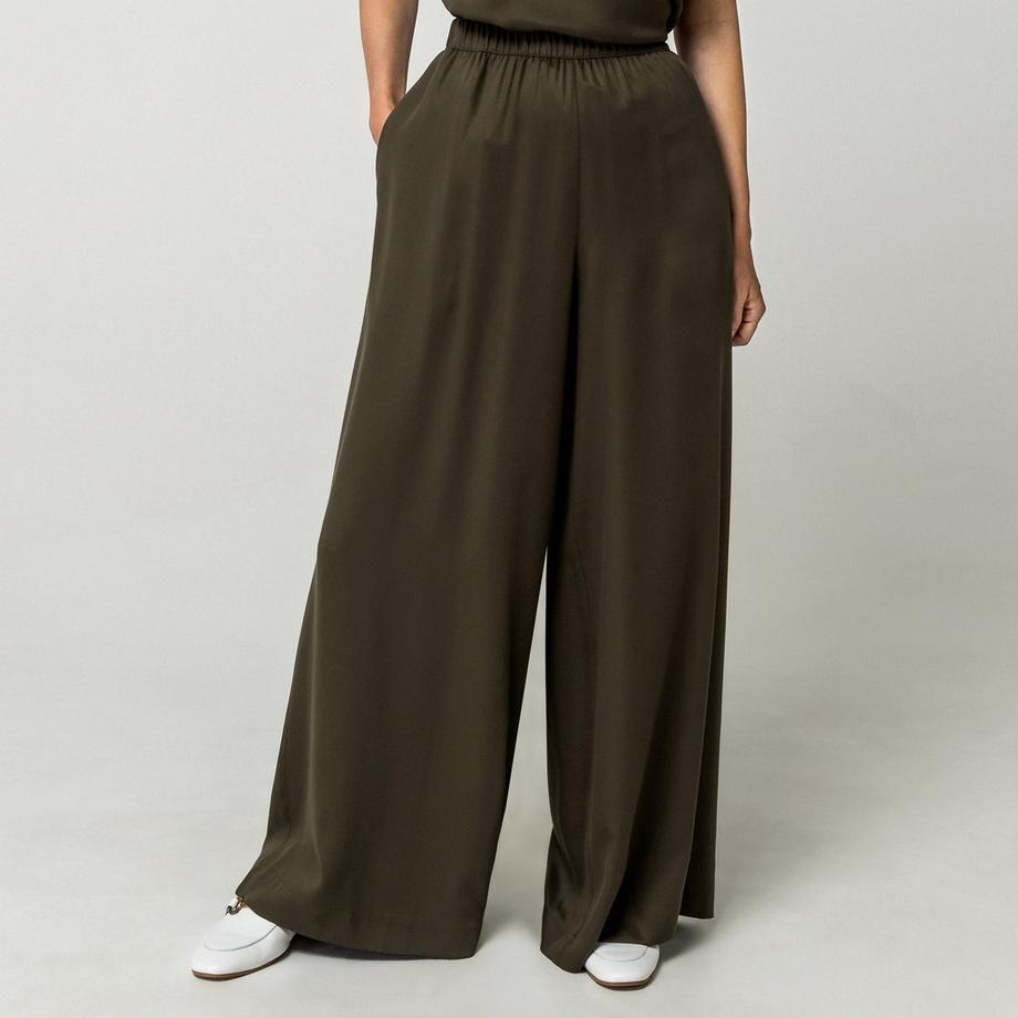 Manor Woman Pantalon avec elastiques aux chevilles  