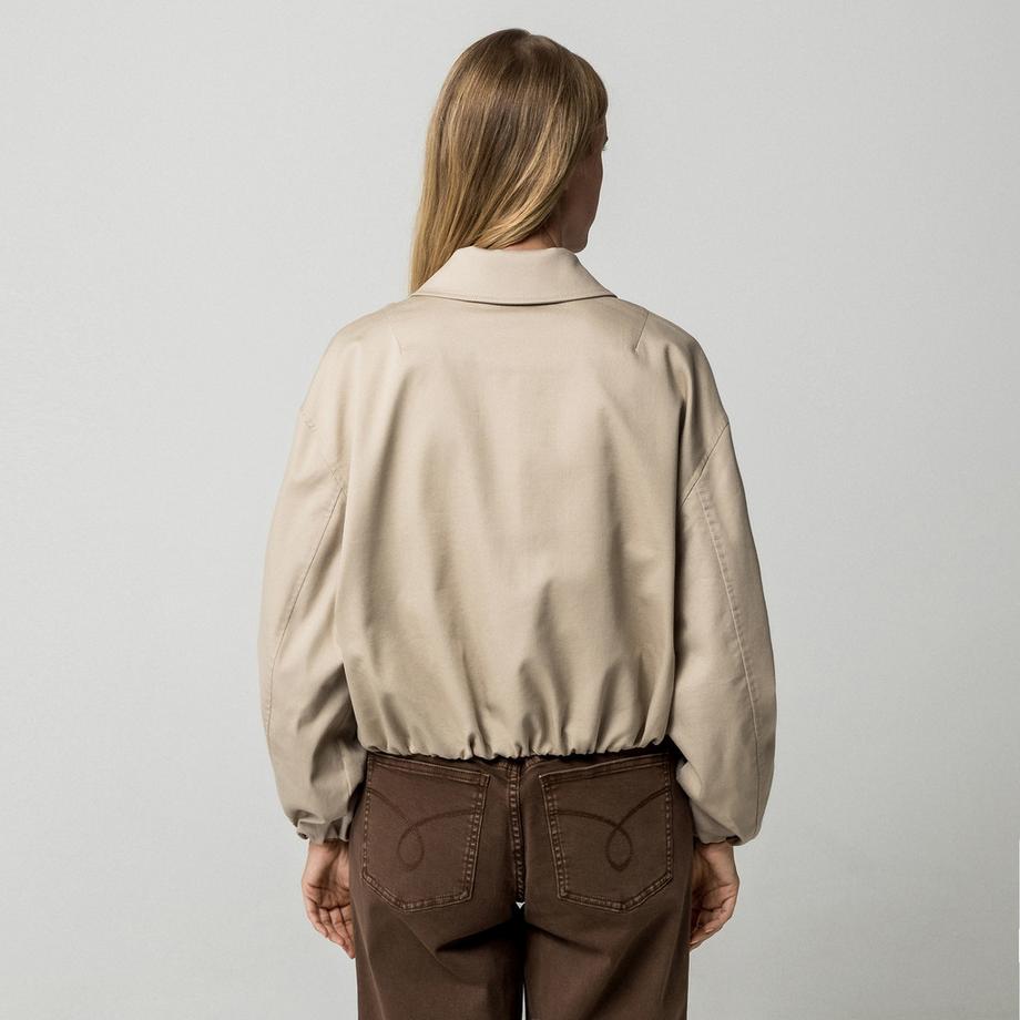 Manor Woman Veste bomber avec fermeture éclair et poignets côtelés  
