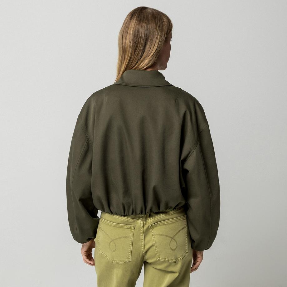 Manor Woman Veste bomber avec fermeture éclair et poignets côtelés  