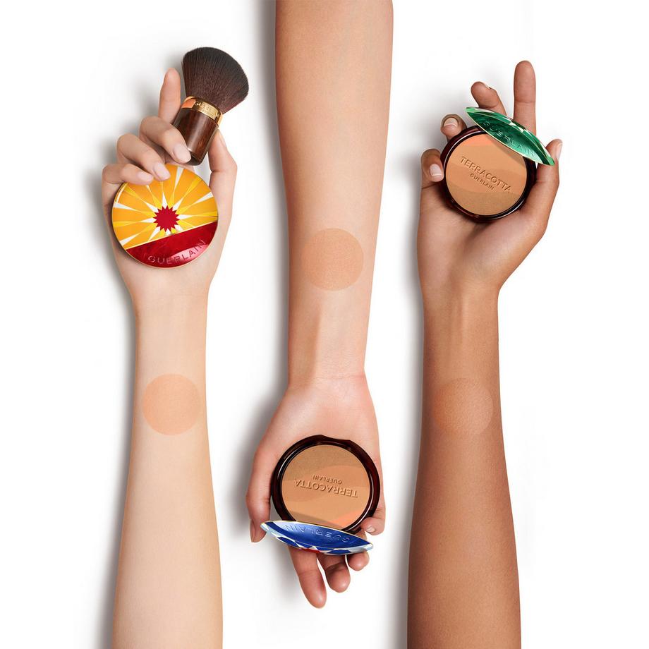 Guerlain  Terracotta Golden Dunes La Poudre Éclat Bonne Mine Naturelle  Édition Limitée 