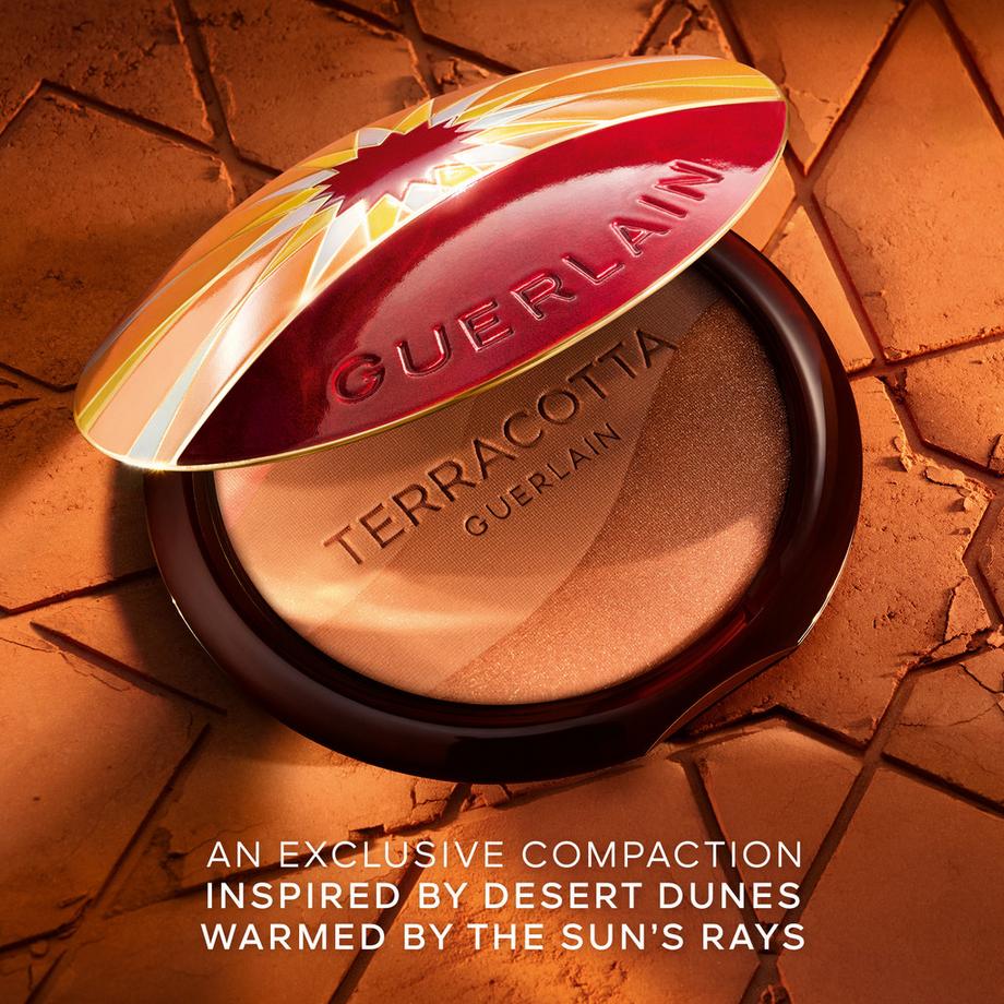 Guerlain  Terracotta Golden Dunes La Poudre Éclat Bonne Mine Naturelle  Édition Limitée 