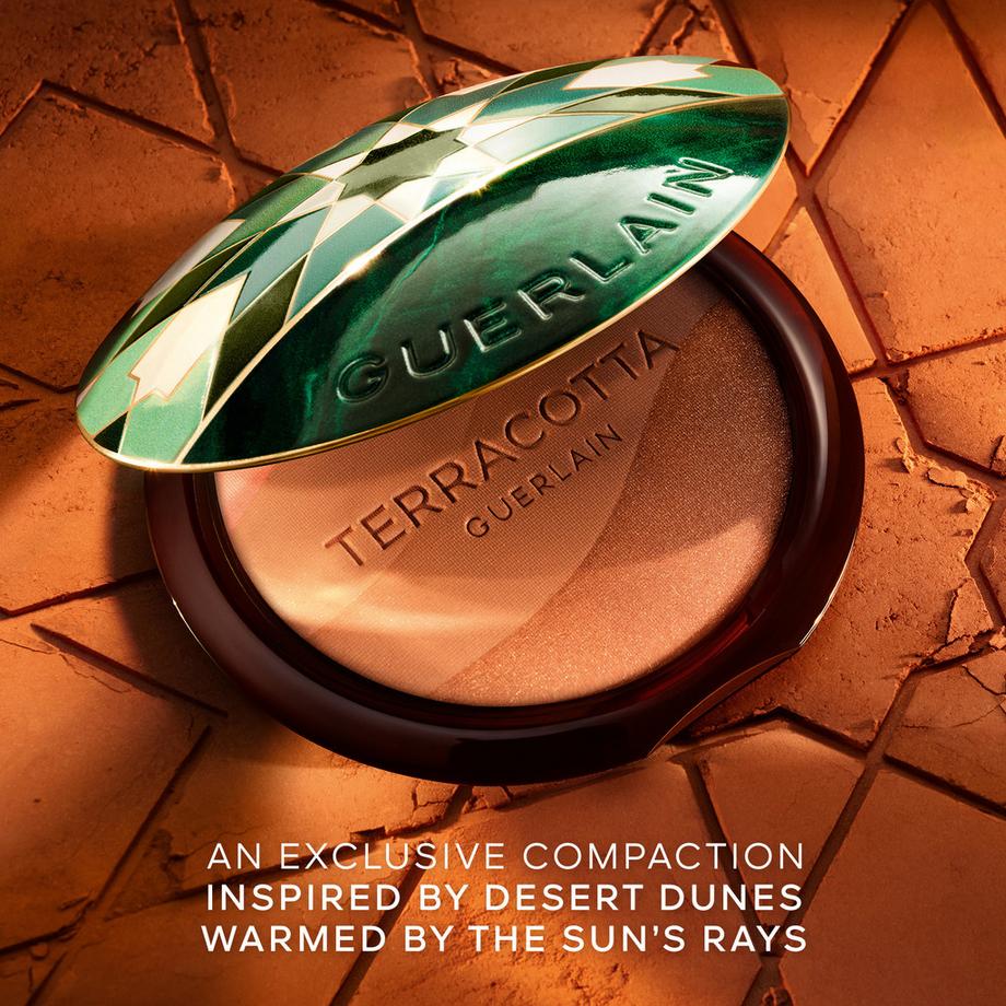 Guerlain  Terracotta Golden Dunes La Poudre Éclat Bonne Mine Naturelle  Édition Limitée 