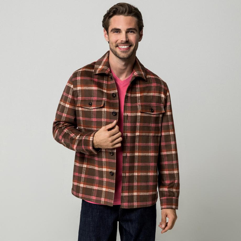 Manor Man Overshirt a quadri  