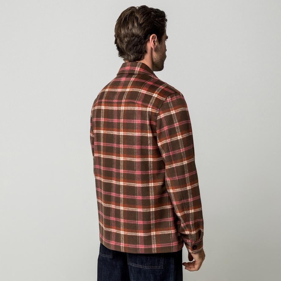 Manor Man Overshirt a quadri  