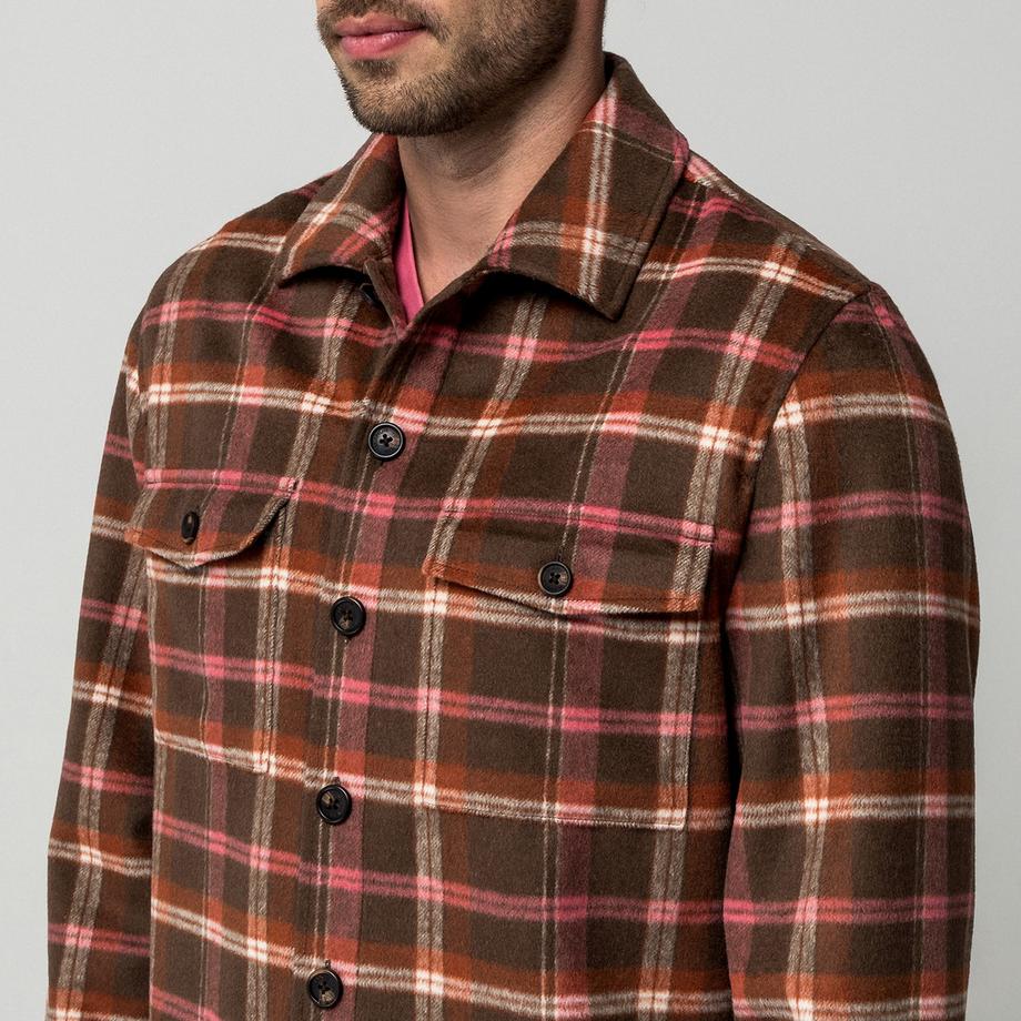 Manor Man Overshirt a quadri  