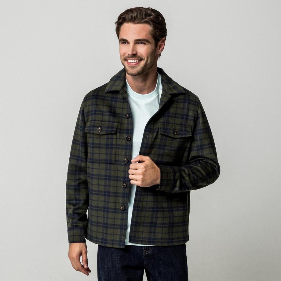 Manor Man Overshirt a quadri  