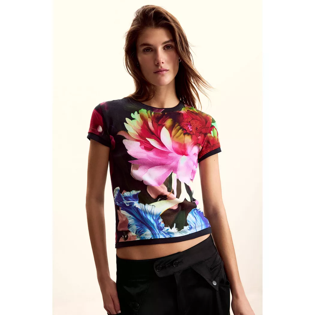 Desigual T-shirt conçue par mr. christian lacroix MATERIAL FINISHES M female