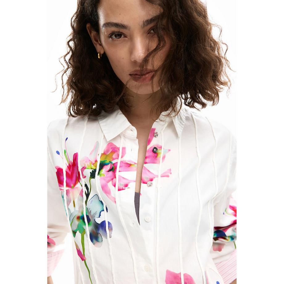 Desigual Chemise à manches longues imprimé floral  