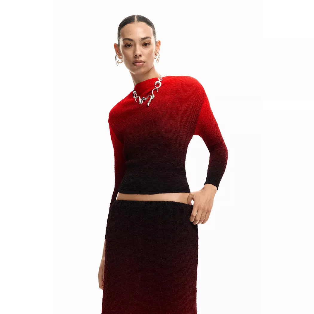 Desigual Blouse dégradé RED S female