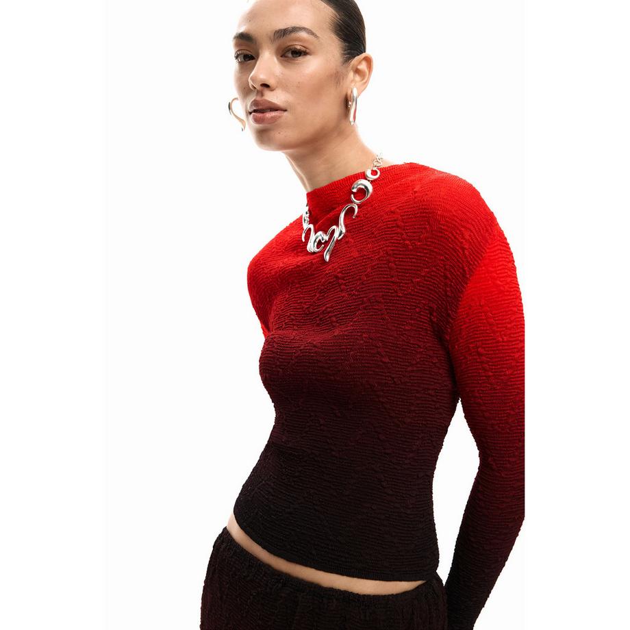 Desigual Chemisier Ombre Manches Longues  