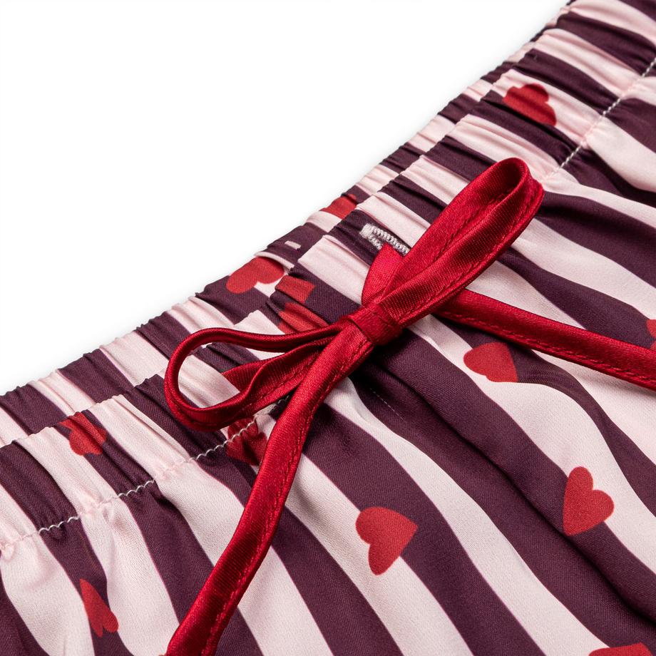 Manor Woman Pyjama-Set mit gestreiftem Herz-Print  