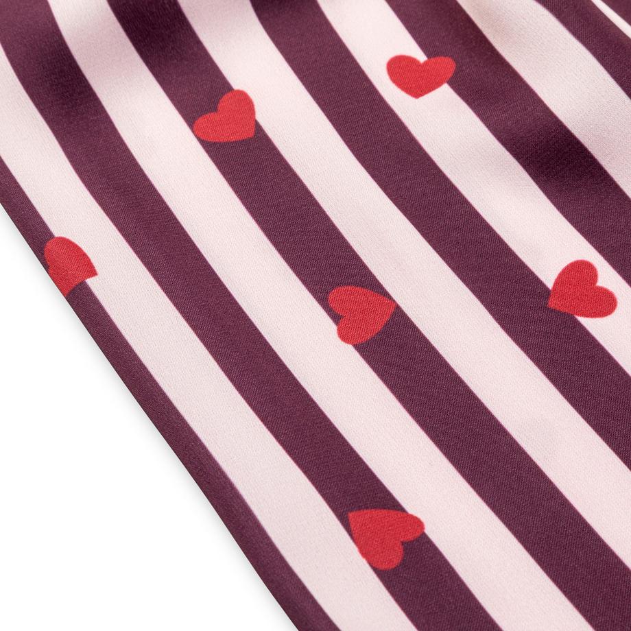 Manor Woman Pyjama-Set mit gestreiftem Herz-Print  
