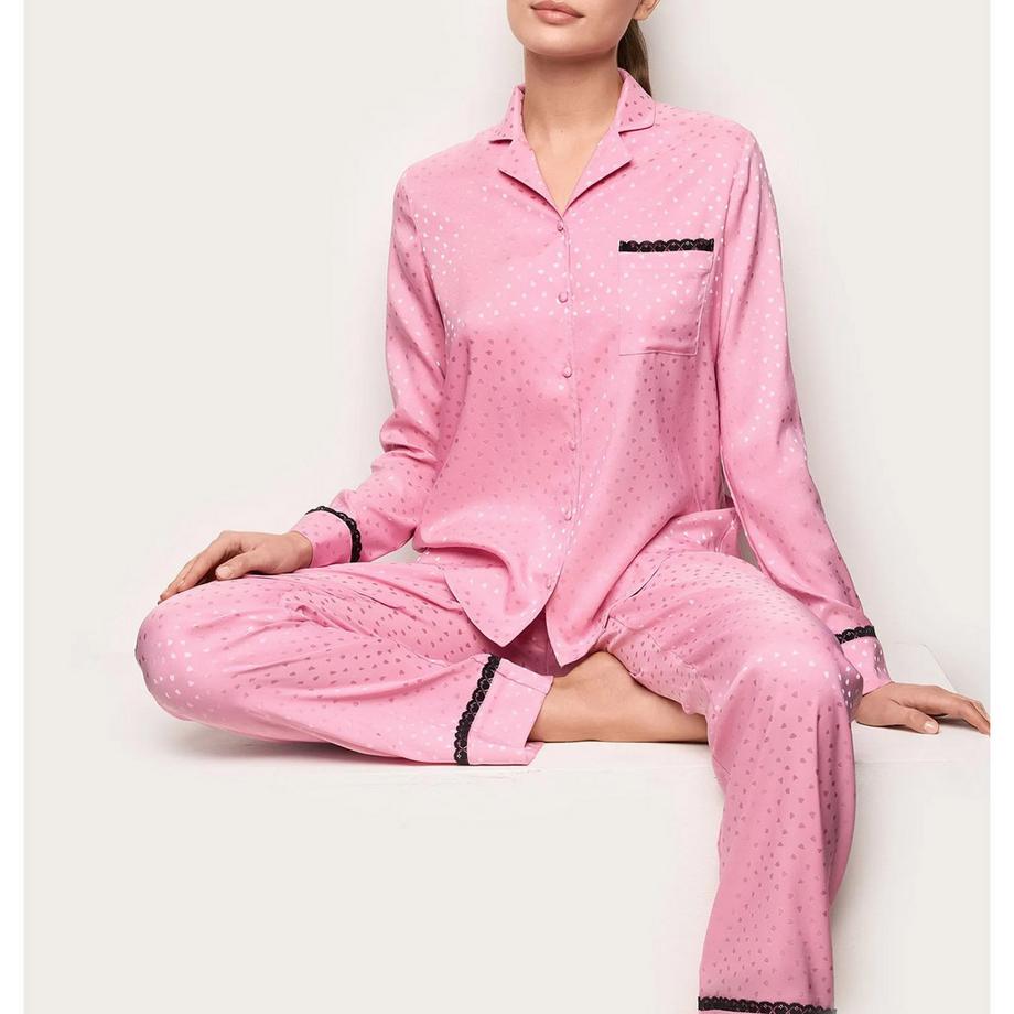 Yamamay Pigiama Donna Stampa Cuori  