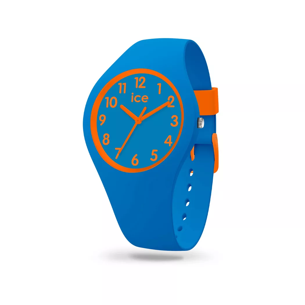 Quarzuhr ICE-WATCH "ICE ola kids - Small - 3H", blau (blau, neongelb), Armbanduhren, Kinder, Quarzuhr, Armbanduhr, Kinderuhr, Lernuhr, Geburtstag, Schulanfang, Geschenkidee 2