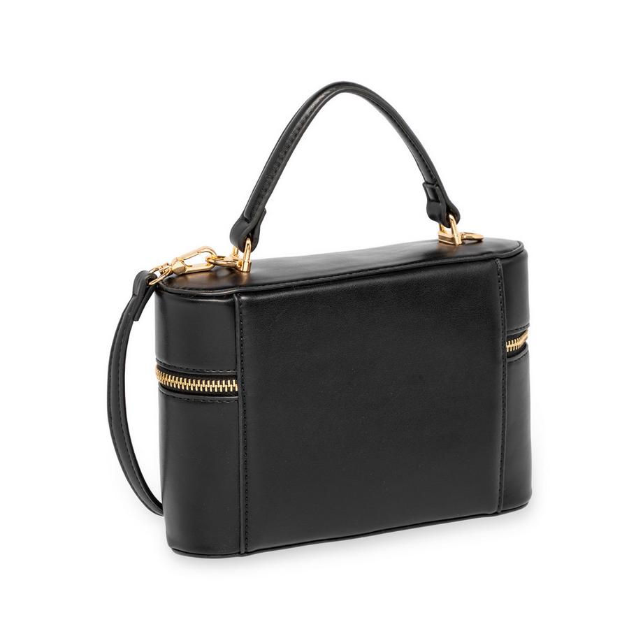 Manor Woman Borsa con manico superiore e finiture dorate  
