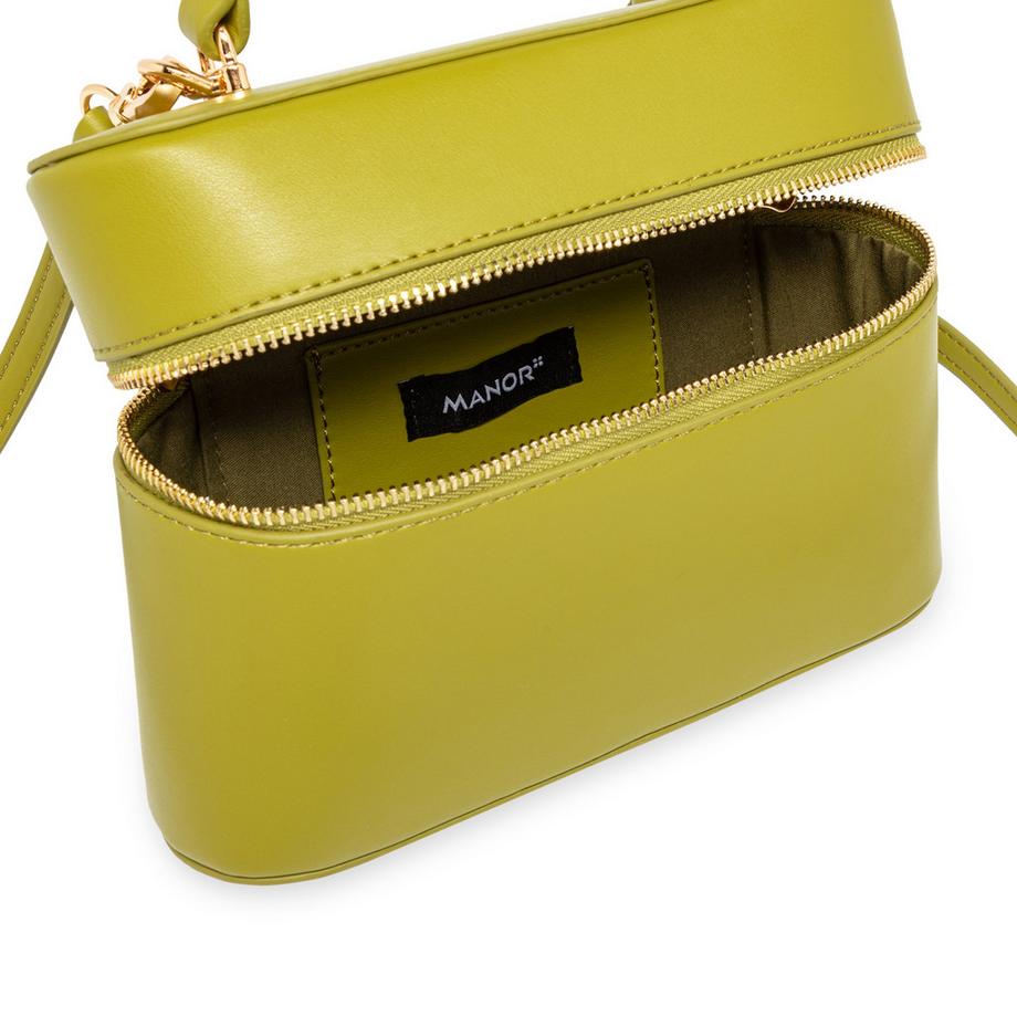 Manor Woman Borsa con manico superiore e finiture dorate  