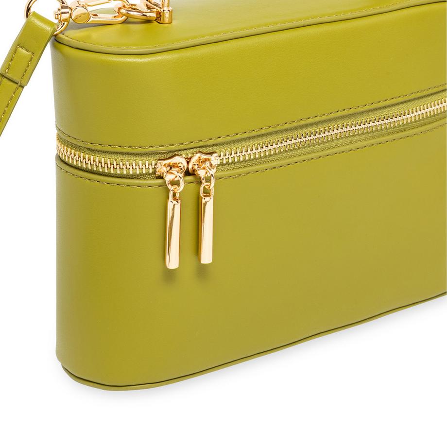 Manor Woman Borsa con manico superiore e finiture dorate  