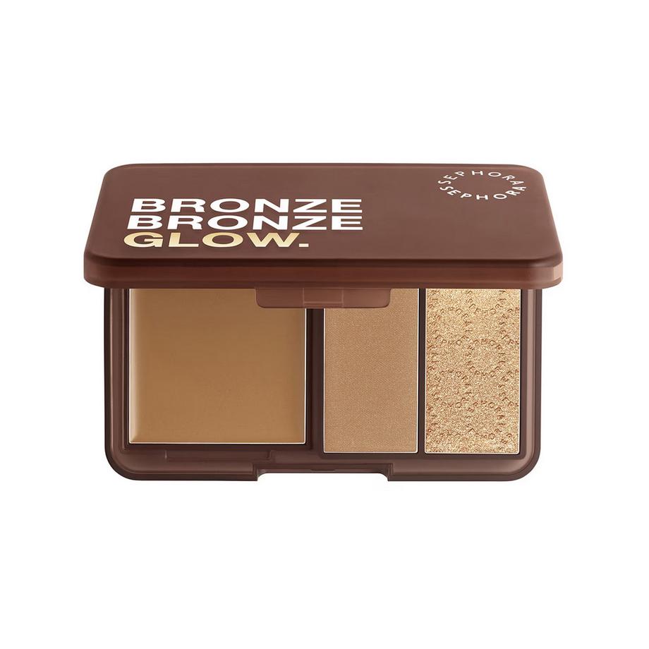 Bronze Bronze Glow Palette - Trio de bronzers et highlighter multi-textures