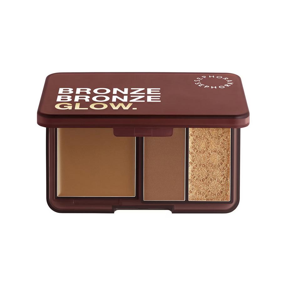 Bronze Bronze Glow Palette - Trio de bronzers et highlighter multi-textures