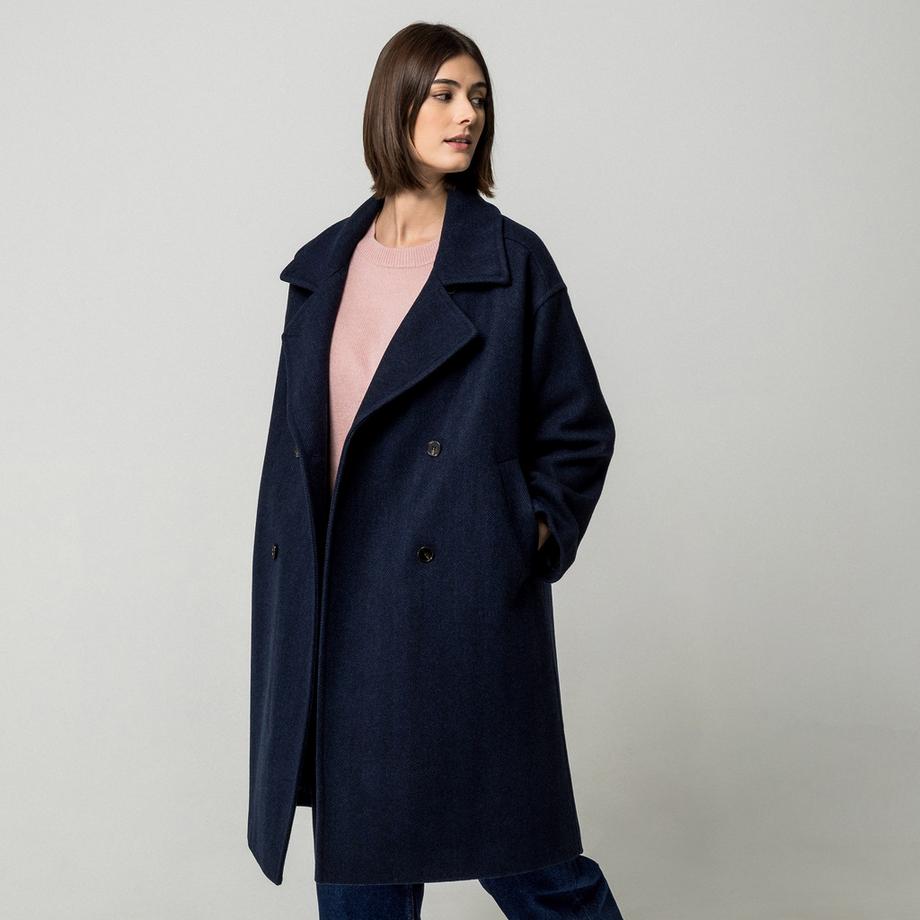 Manor Woman Manteau à Double Boutonnage  