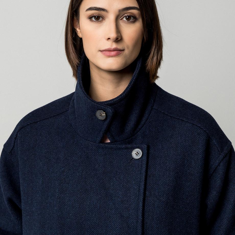 Manor Woman Manteau à Double Boutonnage  