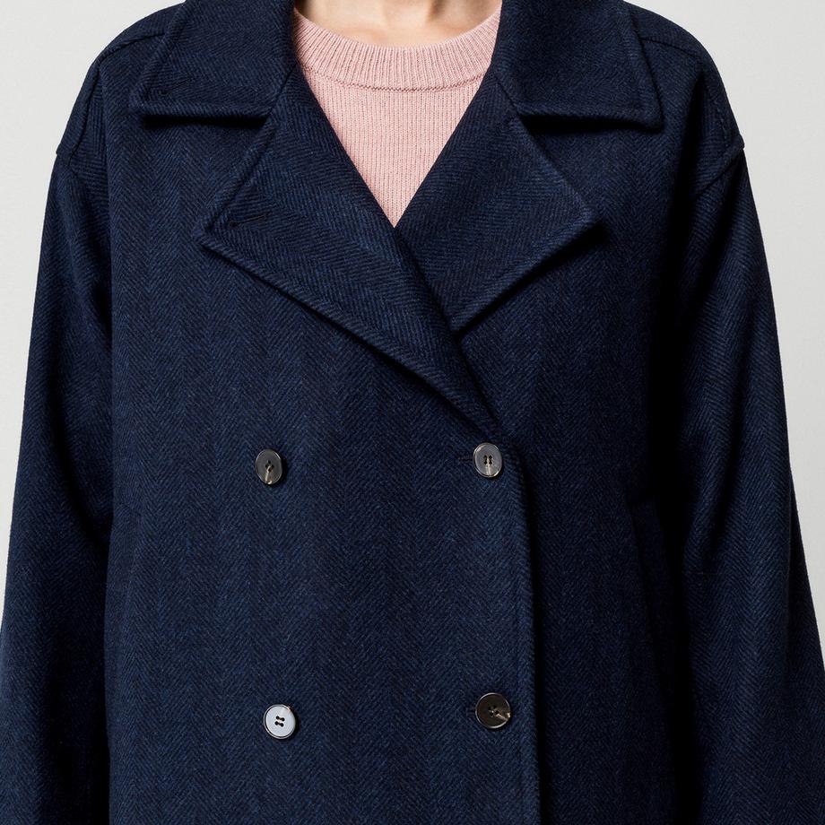 Manor Woman Manteau à Double Boutonnage  