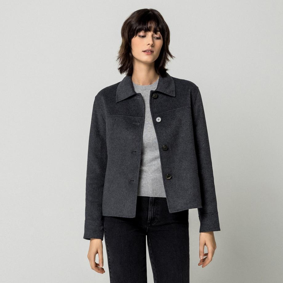 Manor Woman Veste à boutons avec col  