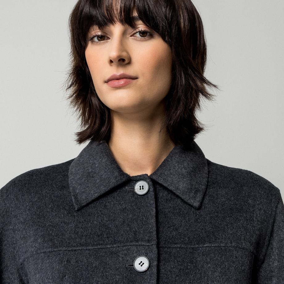 Manor Woman Veste à boutons avec col  