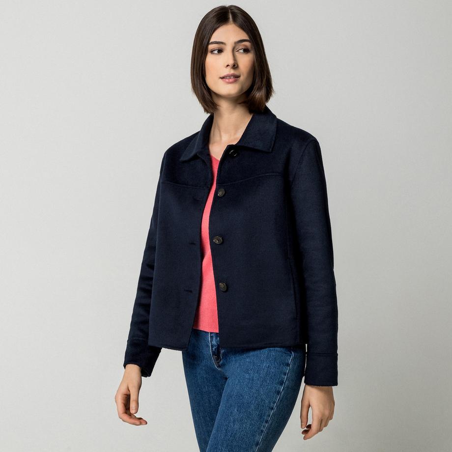 Manor Woman Veste à boutons avec col  