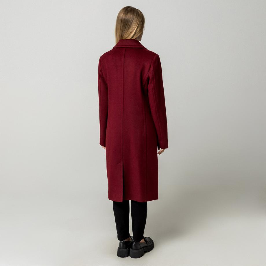 Manor Woman Cappotto Lungo a Doppio Petto  