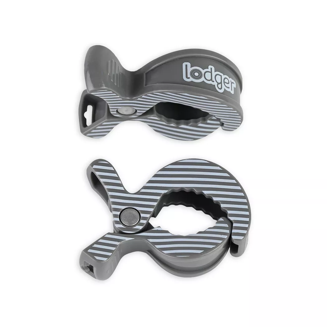 Lodger - Swaddle Clips, One Size, Schwarz matt