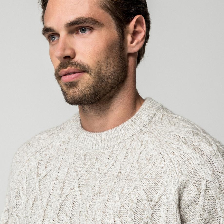 Manor Man Maglione a trecce  