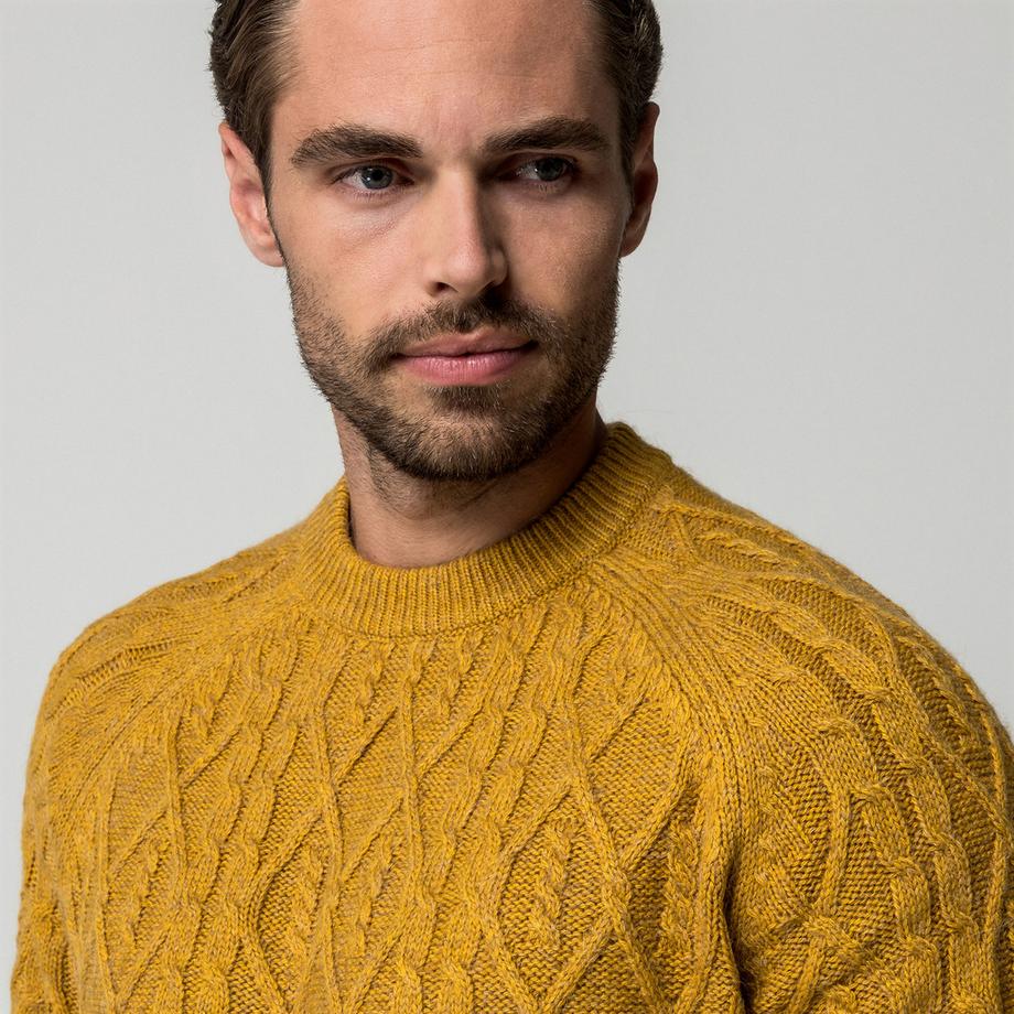Manor Man Maglione a trecce  