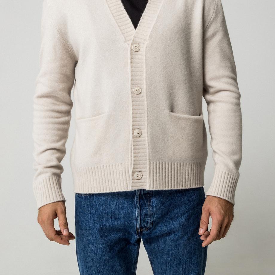 Manor Man Pull-over Cardigan Col en V  
