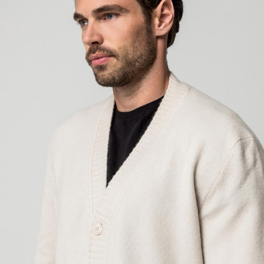 Manor Man Pull-over Cardigan Col en V  