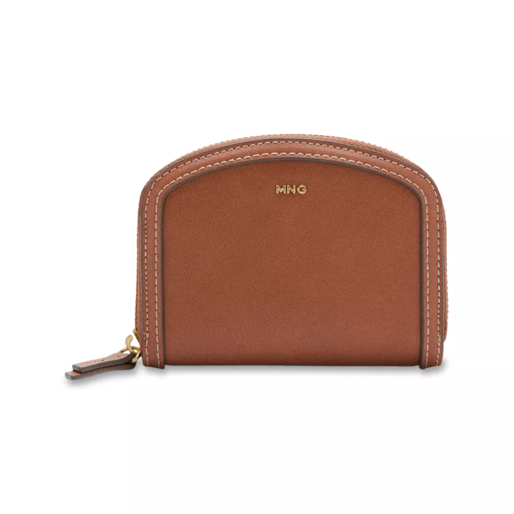 Mango - Portemonnaie, für Damen, Cognac, Größe ONESIZE