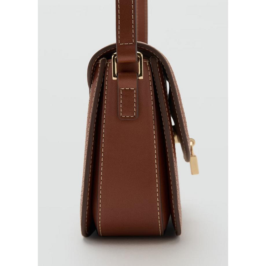 MANGO Bilmac Sac Bandoulière avec Fermeture à Rabat  