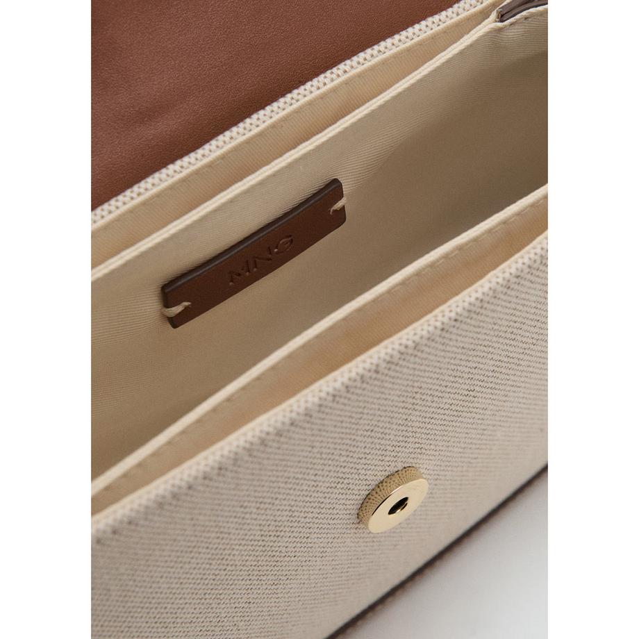 MANGO Bilmac Sac Bandoulière avec Fermeture à Rabat  