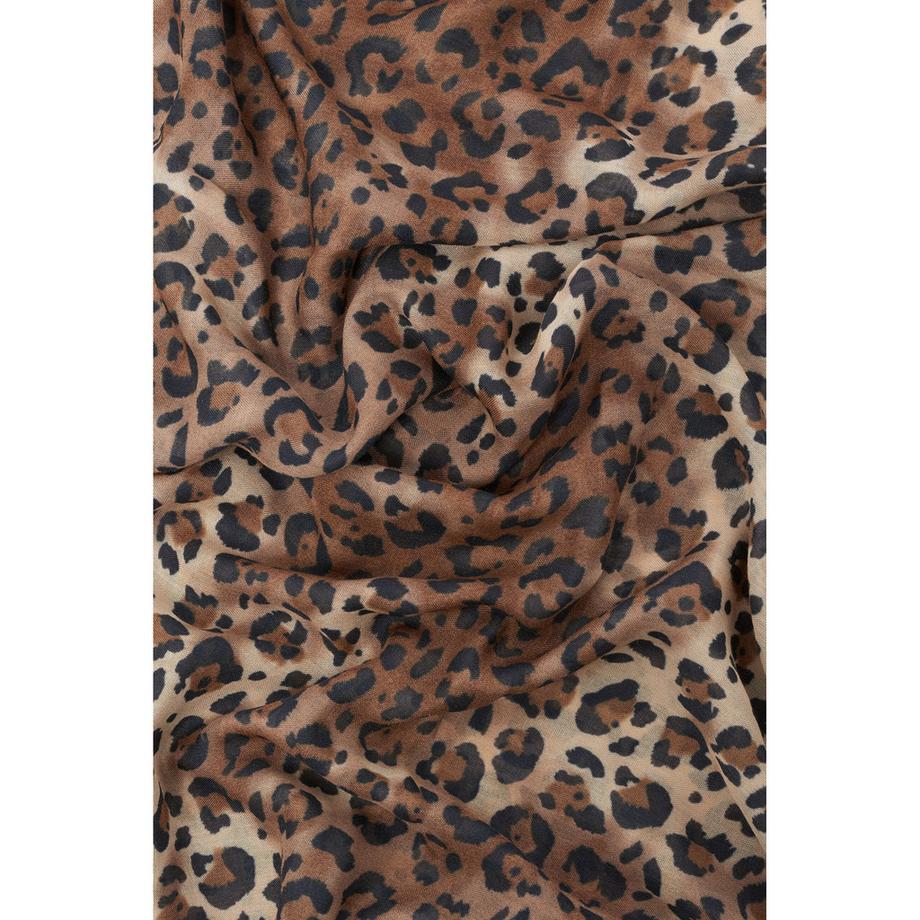 Caroll Sciarpa Stampa Leopardata  