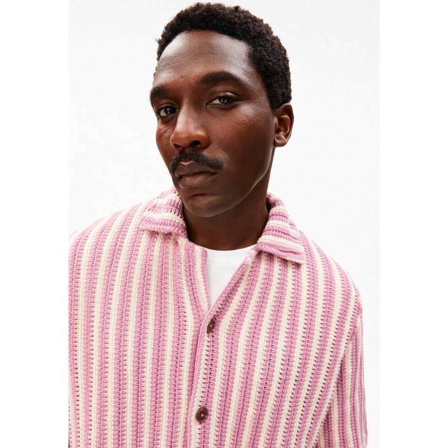 ARMEDANGELS Polo a Maniche Corte a Righe  