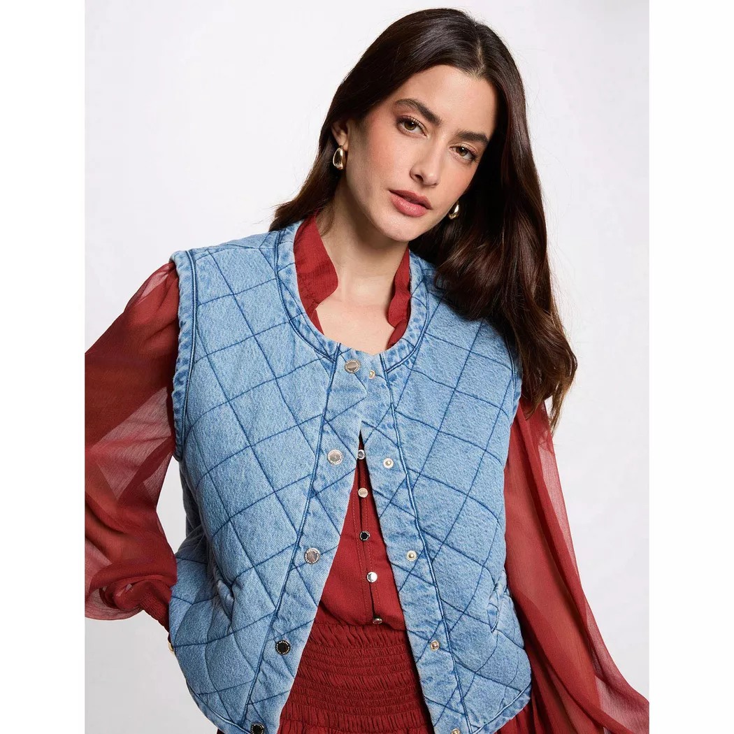 Morgan - Weste, für Damen, Zweifarbig, Größe 42