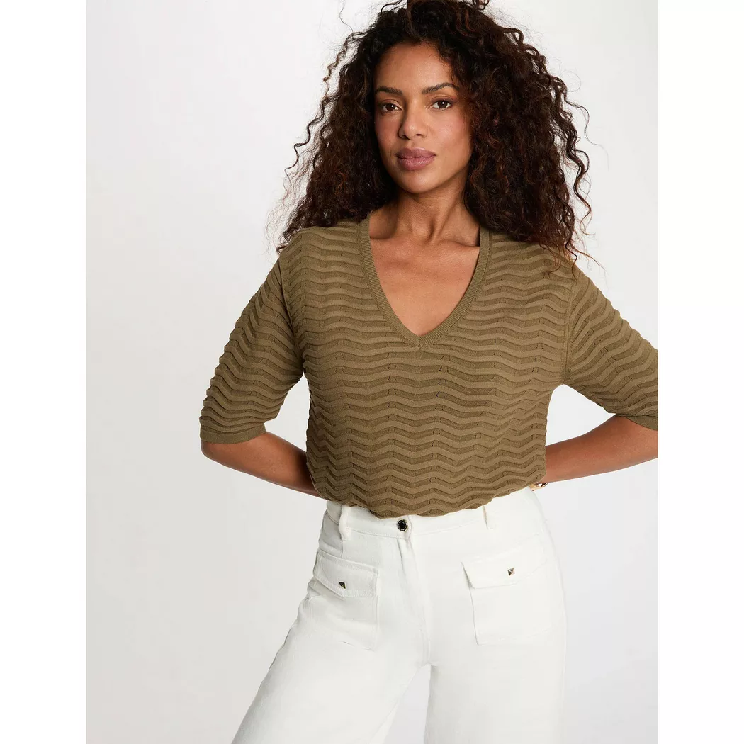 Morgan - Pullover, für Damen, Grün Größe M