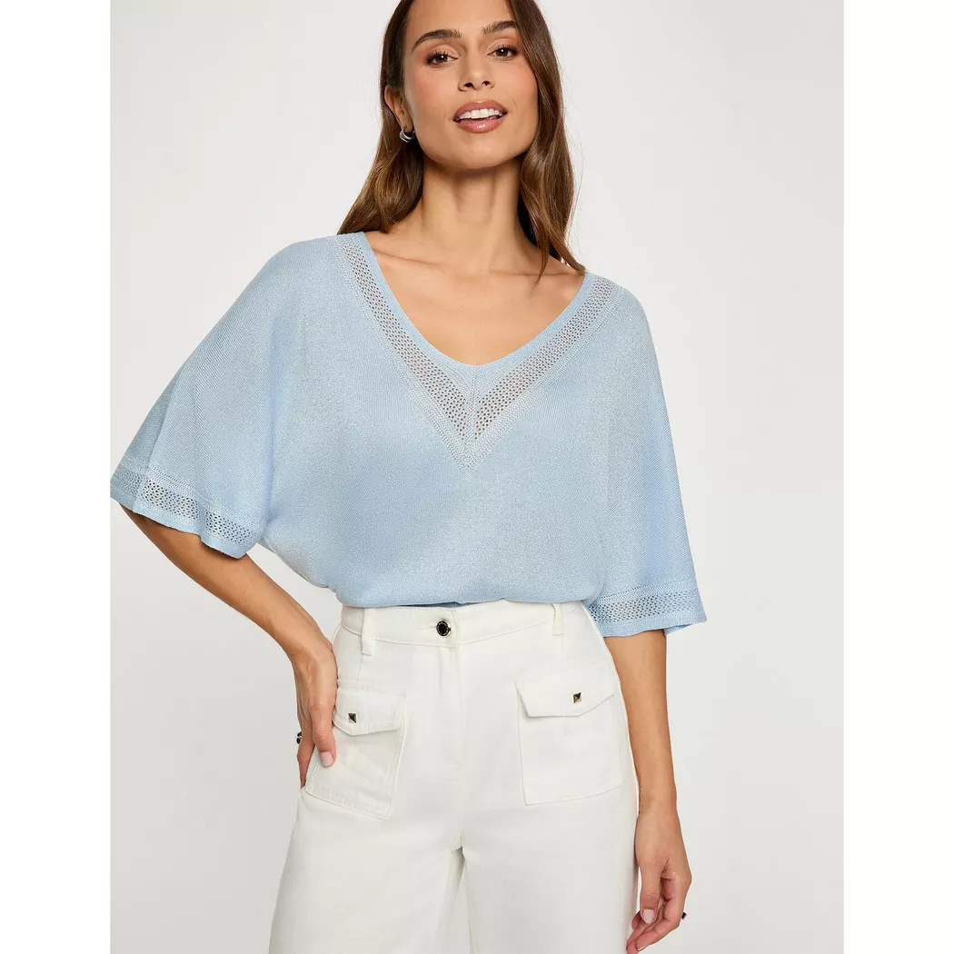 Morgan - Pullunder, für Damen, Blau, Größe M
