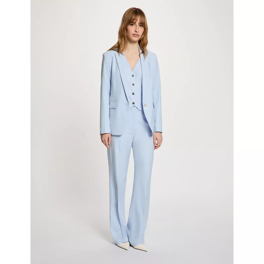Morgan - Weste, für Damen, Blau, Größe 36