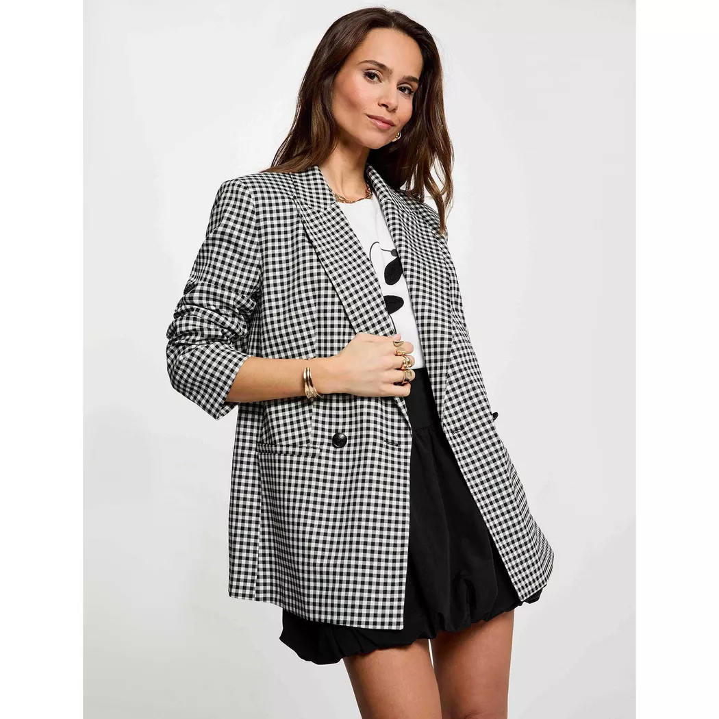 Morgan - Blazer, für Damen, Schwarz/Weiss, Größe 42