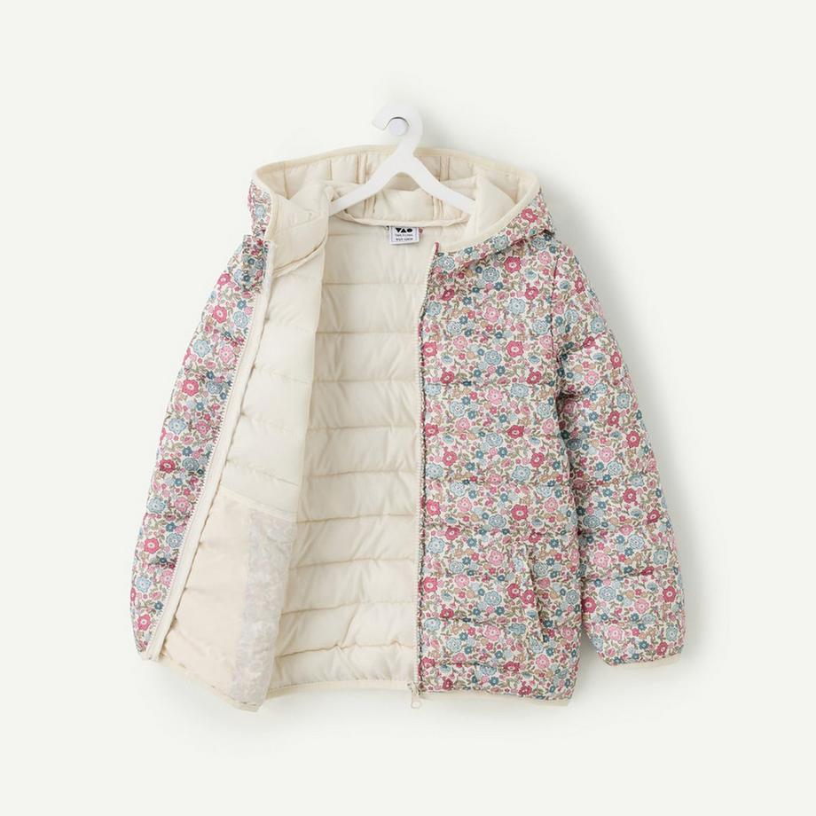 Tape à l'oeil Blumenmuster Daunenjacke mit Kapuze  